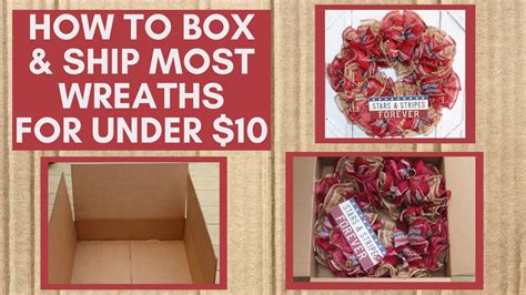 wreath boxes for shipping 24x24x6